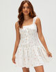 DIZZY LIZZY Floral Womens Dress image number 1