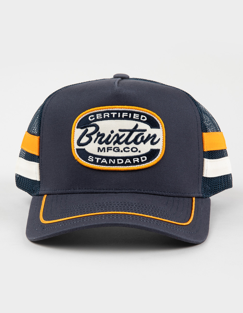 BRIXTON Copley NetPlus Trucker Hat BLUE COMBO ONE SIZE Tillys