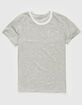 RSQ Slub Stripe Mens White T-Shirt image number 1