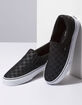 VANS Checkerboard Slip-On Black & Black Shoes image number 4