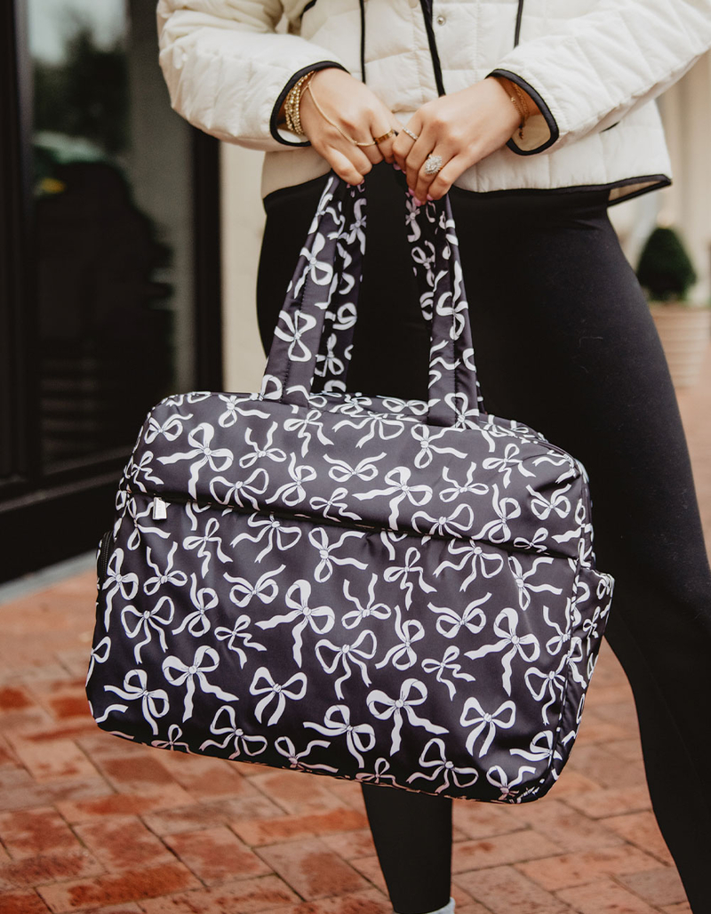 KATYDID Bows All Over Weekender Bag image number 9
