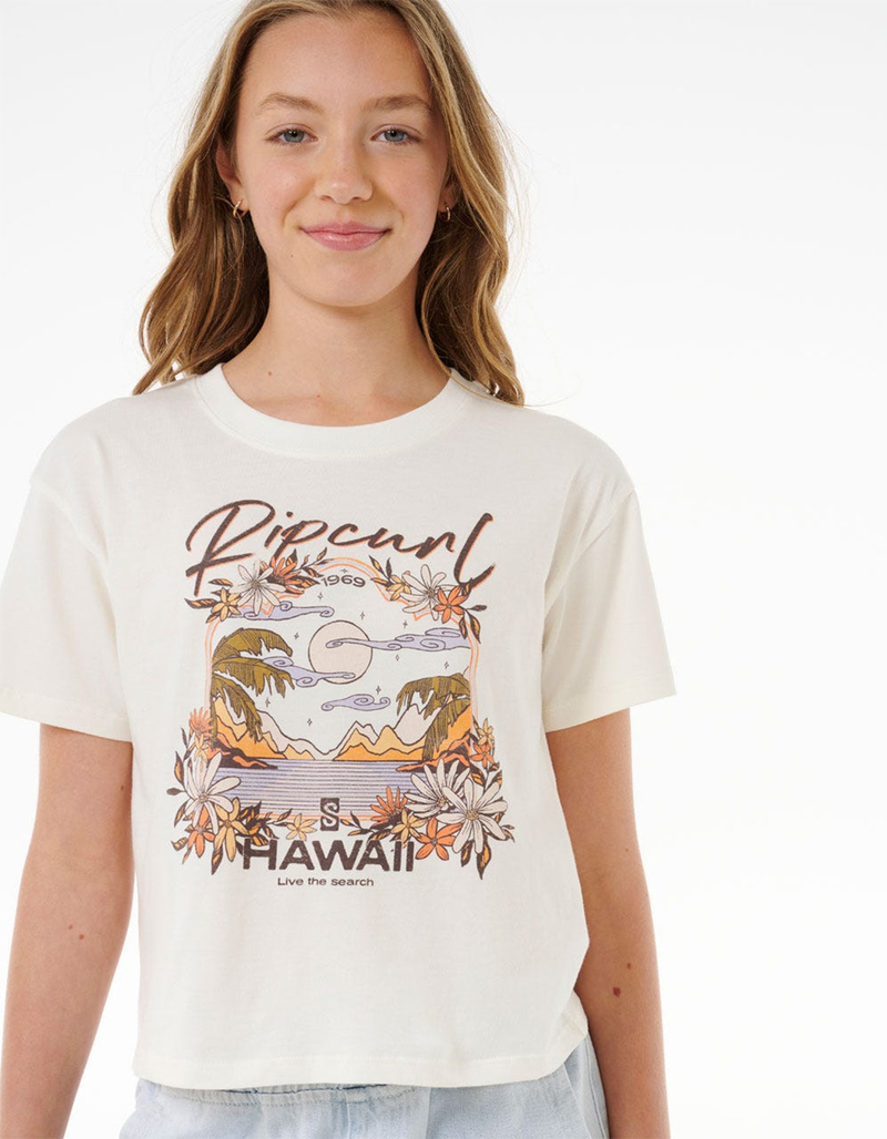 RIP CURL Cosmic Sky Girls Crop Tee image number 5