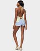 EDIKTED Oliviana Linen Look Halter Top image number 4