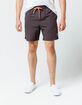 LIRA Court Charcoal Mens Volley Shorts image number 3