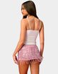 EDIKTED Sparkle Barbie&trade; Sequin Tank Top image number 3