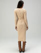 LULUS Everyday Beauty Womens Sweater Dress image number 3