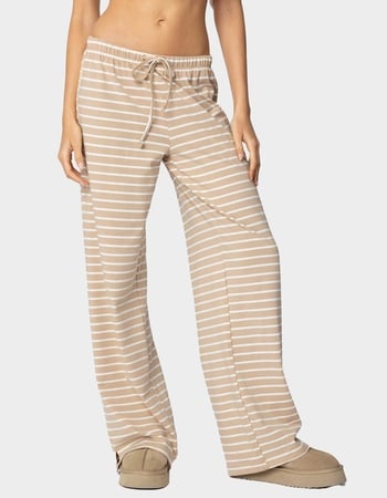 EDIKTED Jona Stripey Slit Pants Primary Image