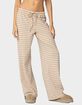 EDIKTED Jona Stripey Slit Pants image number 1