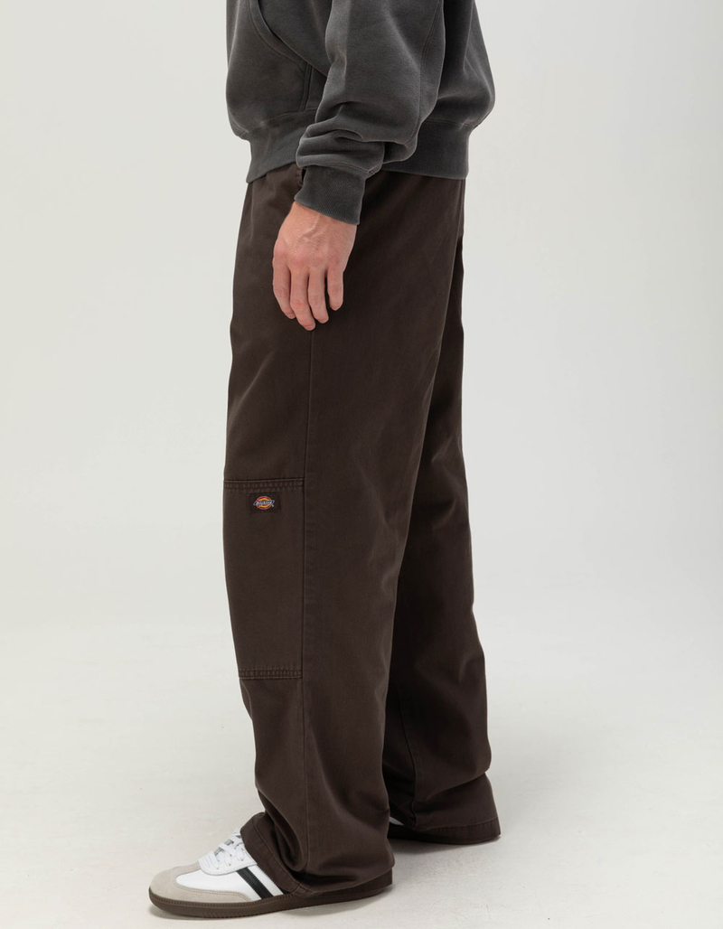 DICKIES Worn In Mens Double Knee Work Pants image number 1
