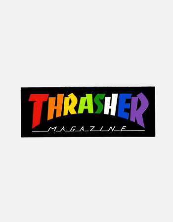 THRASHER Rainbow Mag Sticker Primary Image