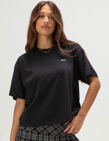 OBEY Owl Womens Boxy Tee Alternative Image