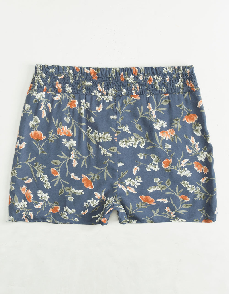 WHITE FAWN Floral Girls Wrap Shorts image number 1