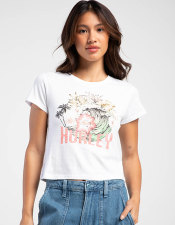 HURLEY Highland Tropics Womens Baby Tee Primary Image