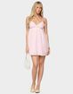 EDIKTED Danira Pinstripe Babydoll Mini Dress image number 4