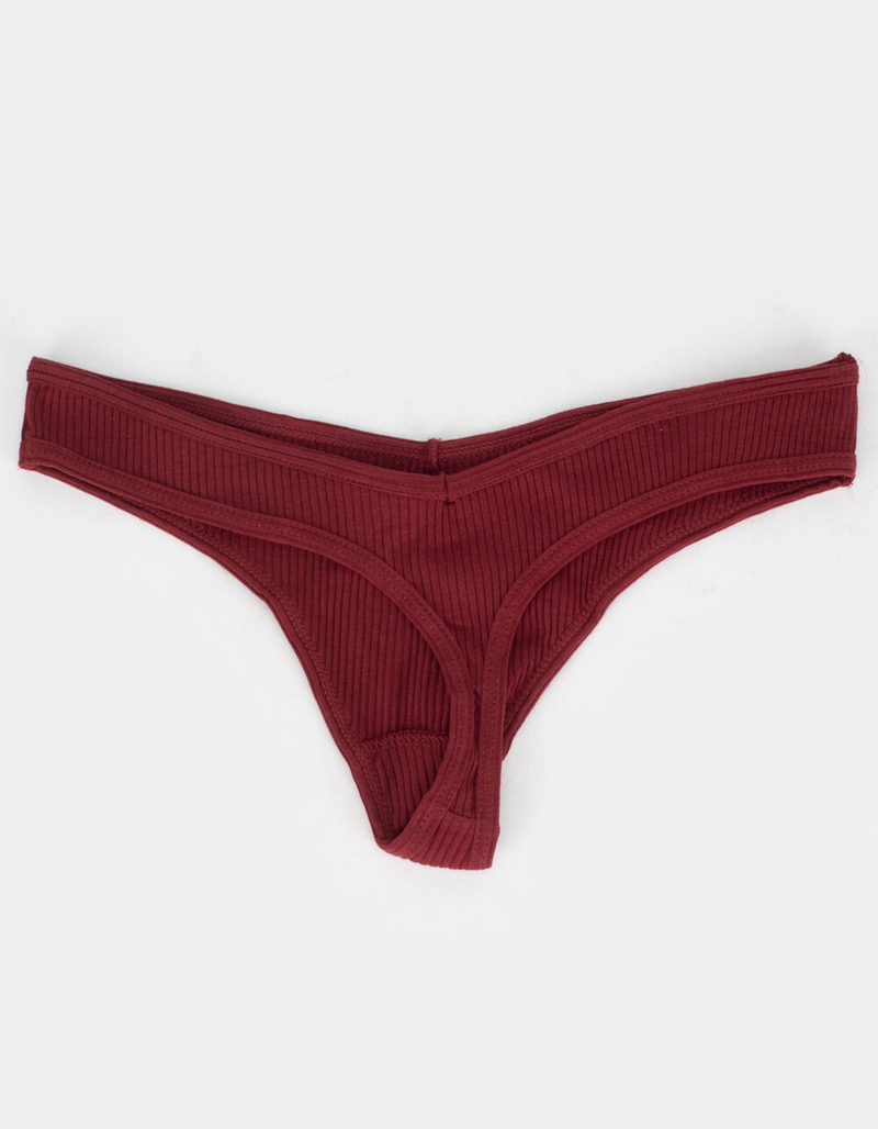 FULL TILT V Rib Thong image number 1