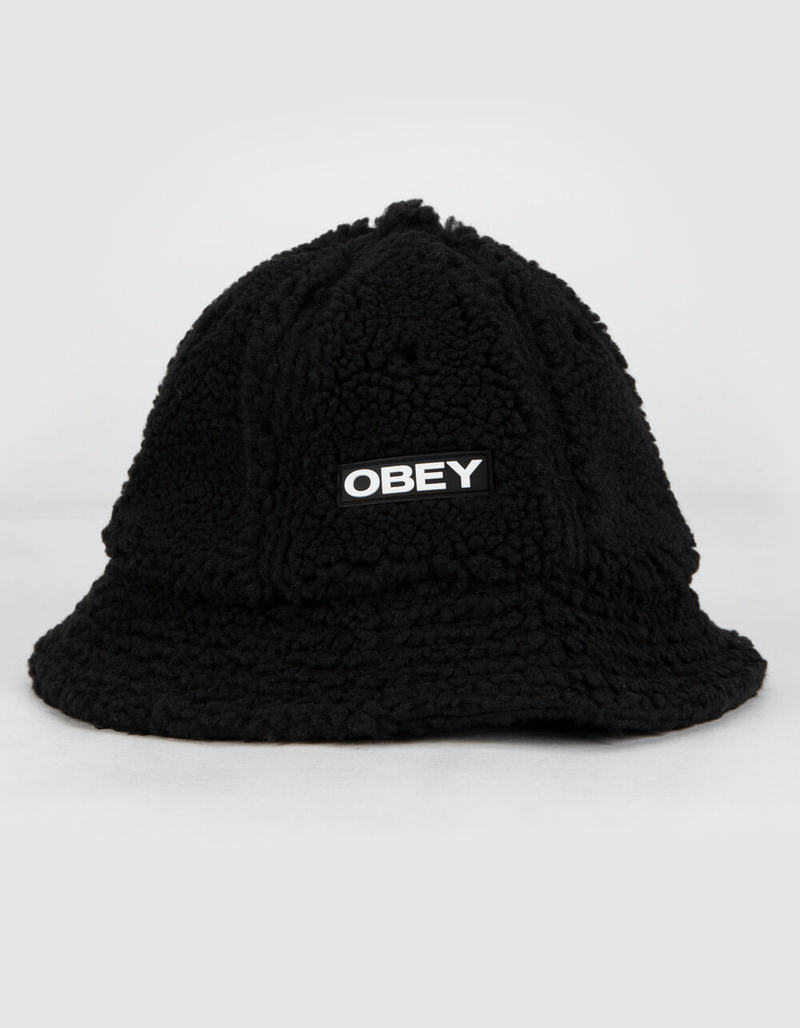 OBEY Quinn Womens Black Bucket Hat image number 0