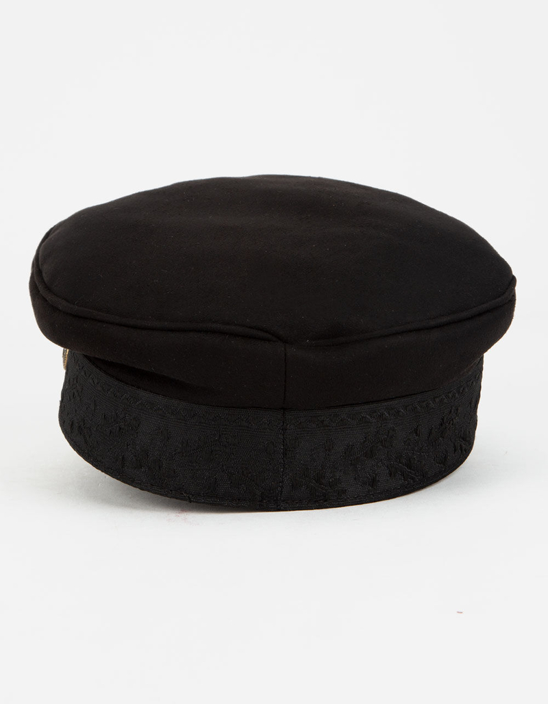 BRIXTON Albany Black Womens Fiddler Cap image number 1