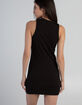 FULL TILT Moto Tank Bodycon Dress image number 3