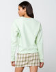 CHAMPION Reverse Weave Womens Light Green Sweatshirt image number 3