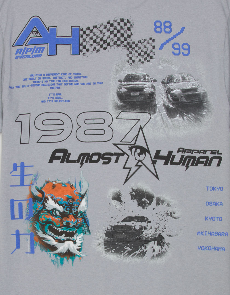 ALMOST HUMAN 1987 Mens Tee image number 4