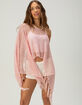 FULL TILT Womens Off The Shoulder Sequin Poncho image number 2