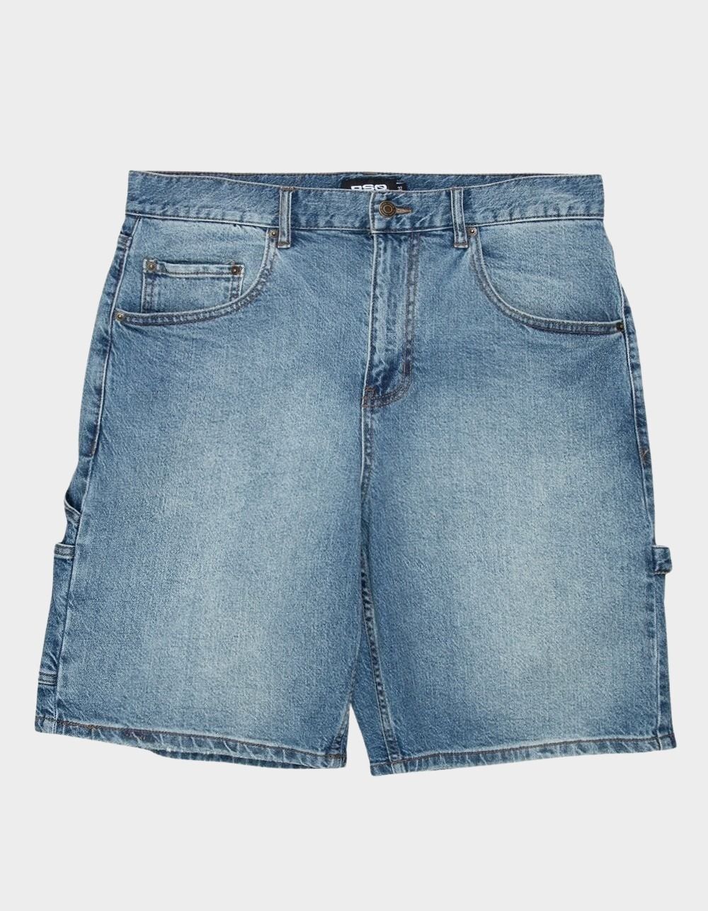 RSQ Mens Loose Carpenter Jorts - MEDIUM WASH - 33 | Tillys