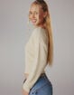 NECTAR CLOTHING Womens Off The Shoulder Sweater image number 6