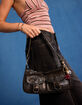 Faux Leather Buckle Shoulder Bag image number 12