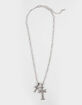 FULL TILT Double Cross Pendant Necklace image number 1
