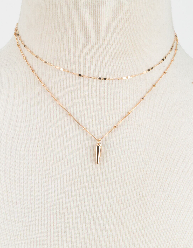 FULL TILT Layered Bar Necklace image number 1