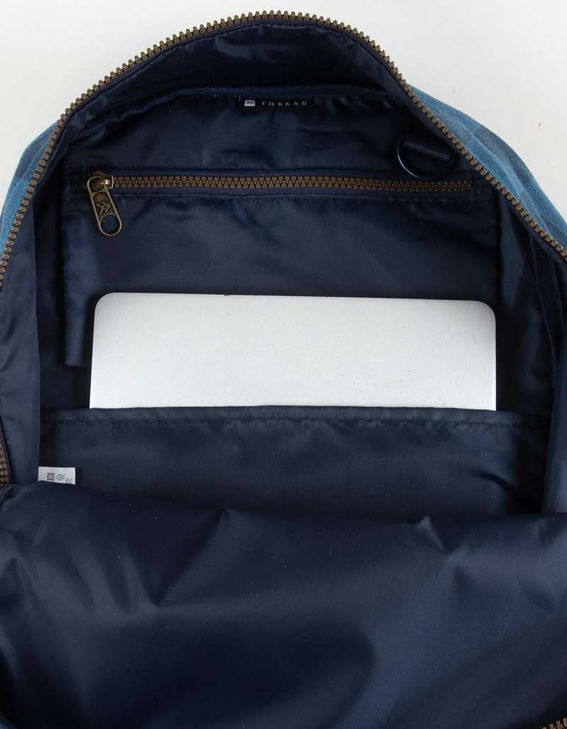 THREAD Denim Check Backpack image number 6
