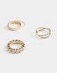 FULL TILT 4 Pack Pearl Ring Set image number 1