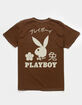 PLAYBOY Floral Bunny Mens Tee image number 1