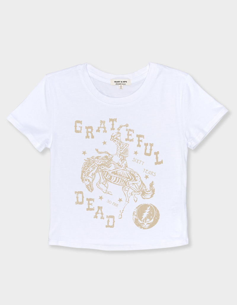 GRATEFUL DEAD Skeleton Horse Womens Baby Tee image number 0