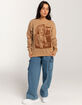 OBEY Clumsy Puppy Womens Crewneck Sweatshirt image number 2