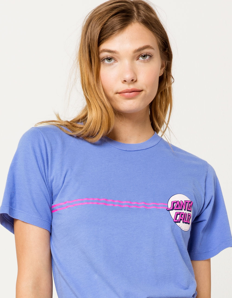 SANTA CRUZ Other Dot Blue Womens Tee image number 1