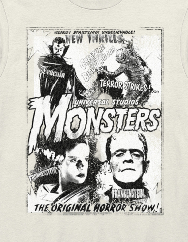 UNIVERSAL MONSTERS Vintage Horror Unisex Tee NATURAL Tillys