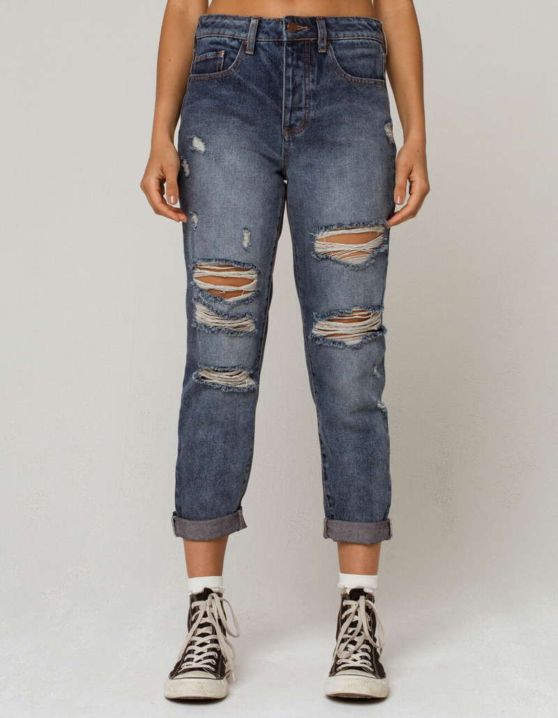 RSQ Womens Boyfriend Jeans image number 1