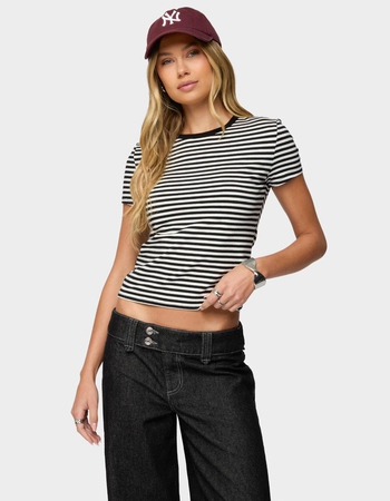 EDIKTED Nessie Striped Tee Primary Image