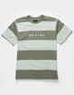 BRIXTON Hilt Alpha Line Mens Tee image number 1