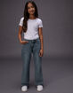 RSQ Girls Low Rise Wide Leg Jeans image number 1