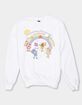 STRAWBERRY SHORTCAKE Vintage Rainbow Unisex Kids Crewneck Sweatshirt image number 1