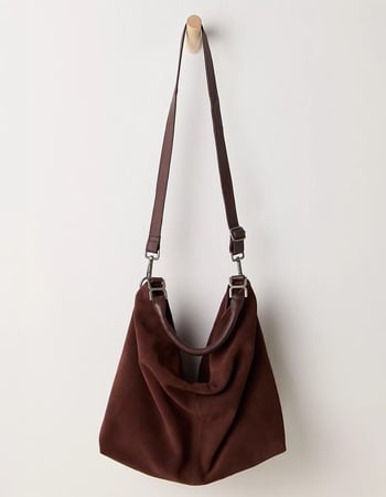 FREE PEOPLE Suzie Suede Slouchy Tote Bag Alternative Image