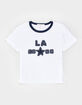 NO COMMENT LA 2000 Patch Girls Tee image number 1