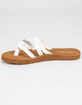 VOLCOM Easy Breezy Girls White Sandals image number 4