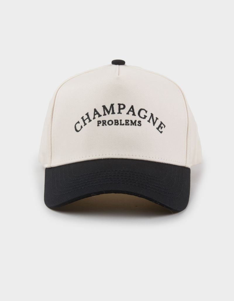 KENZ KUSTOMZ Champagne Problems Snapback Hat image number 1