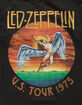 ARACA MERCH Led Zeppelin 1975 Mens T-Shirt image number 2