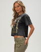 CHICKA-D University of Central Florida Short 'n Sweet Womens Crop Tee image number 3