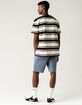 RSQ Long Mens Slate Blue Chino Shorts image number 4