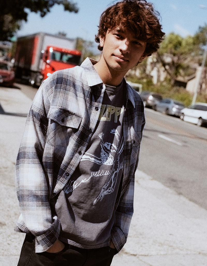 RSQ Mens Plaid Flannel image number 5